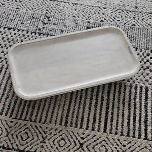 Elegant Cream Bath Tray